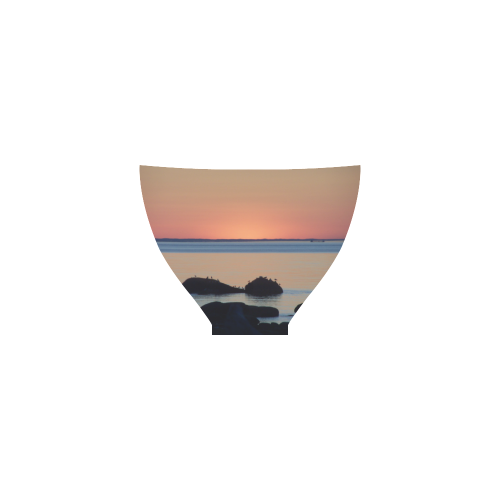 Dusk on the Sea Custom Bikini Swimsuit