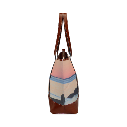 Dusk on the Sea Tote Handbag (Model 1642)