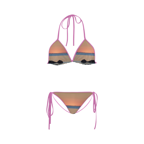 Dusk on the Sea Custom Bikini Swimsuit