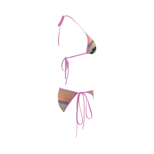 Dusk on the Sea Custom Bikini Swimsuit