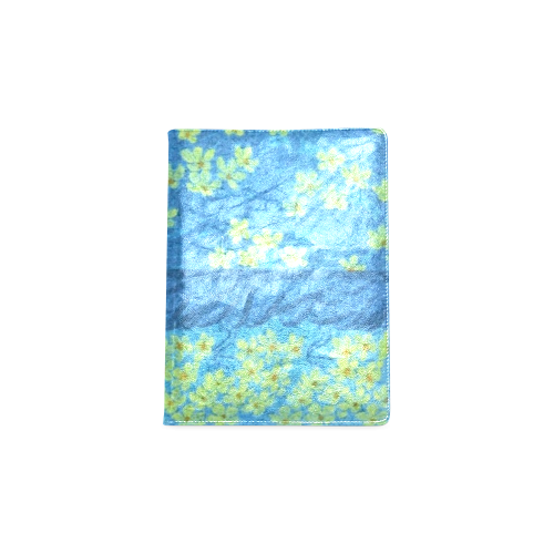 Vintage Floral Blue Custom NoteBook B5