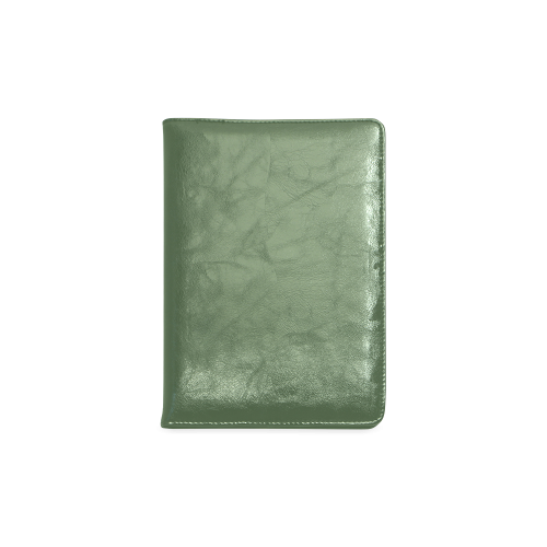 Vineyard Green Color Accent Custom NoteBook A5