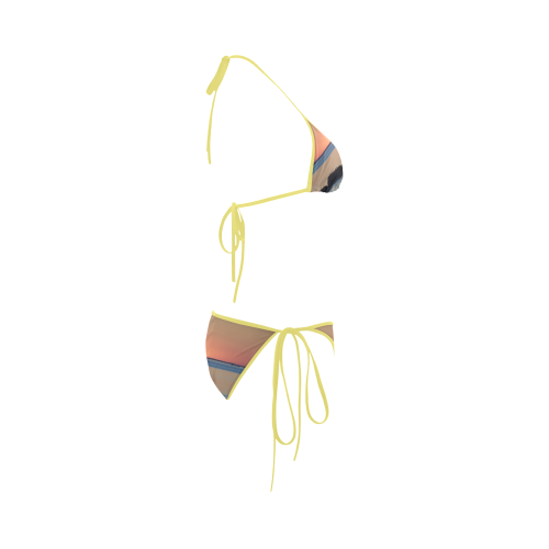 Dusk on the Sea Custom Bikini Swimsuit