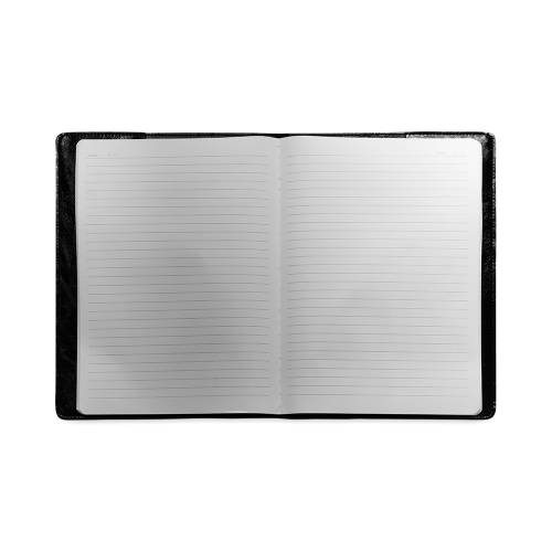 Steel Gray Color Accent Custom NoteBook B5