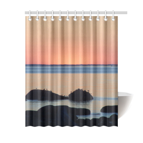 Dusk on the Sea Shower Curtain 60"x72"