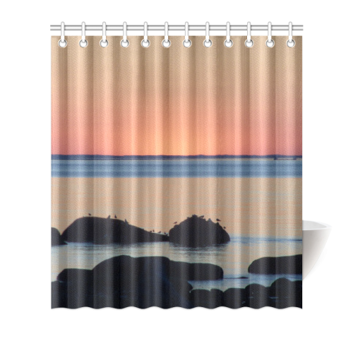 Dusk on the Sea Shower Curtain 66"x72"