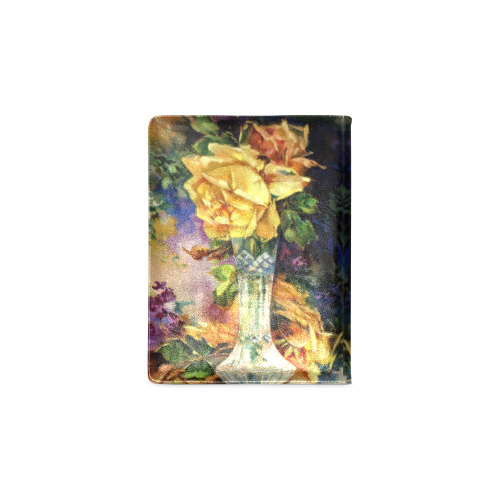 Vintage Vase and Yellow Roses Custom NoteBook B5