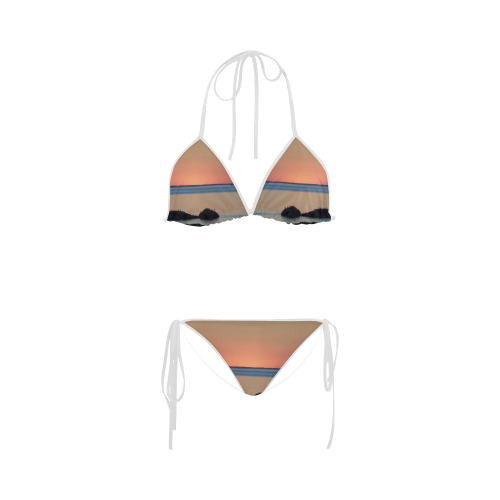 Dusk on the Sea Custom Bikini Swimsuit