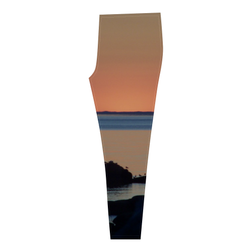 Dusk on the Sea Cassandra Women's Leggings (Model L01)