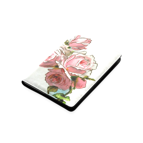 Vintage Pink Rose Floral Custom NoteBook A5