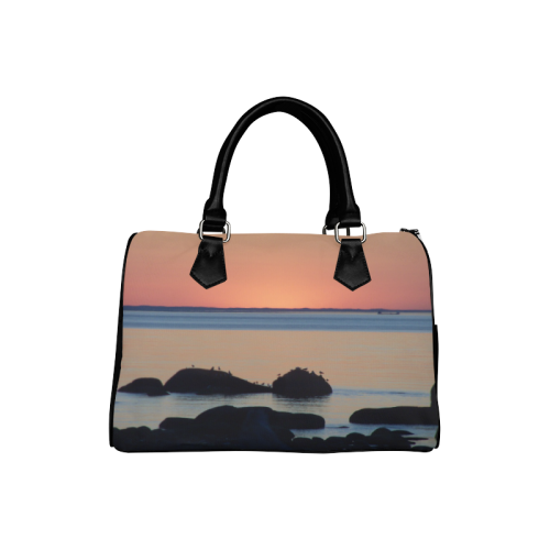 Dusk on the Sea Boston Handbag (Model 1621)