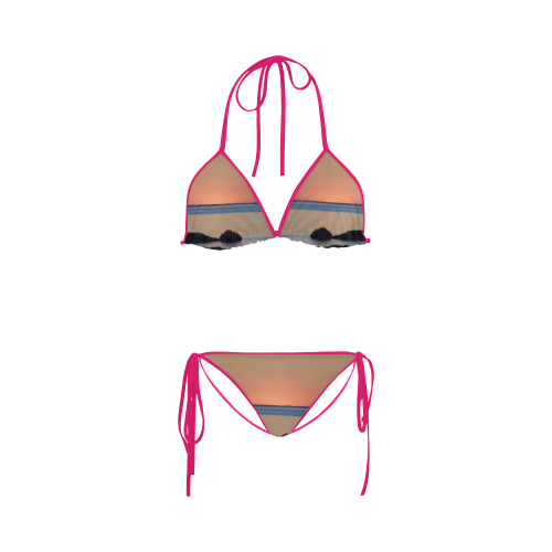 Dusk on the Sea Custom Bikini Swimsuit