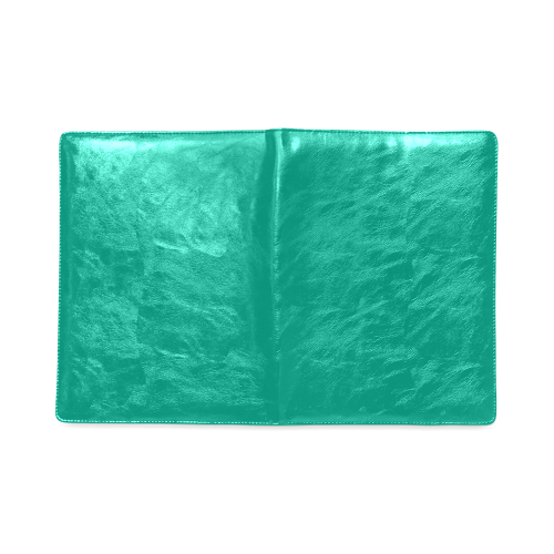 Peacock Green Color Accent Custom NoteBook B5
