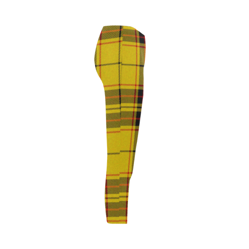 TARTAN-YELLOW 2 Capri Legging (Model L02)