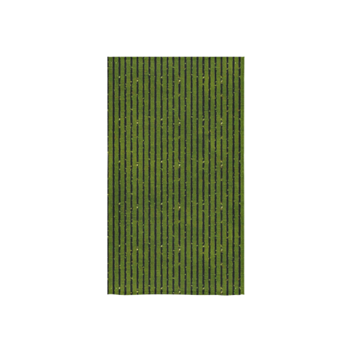 Green Glitter Stripe Custom Towel 16"x28"