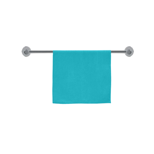 Scuba Blue Color Accent Custom Towel 16"x28"
