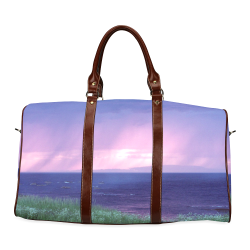 Purple Rain Waterproof Travel Bag/Small (Model 1639)