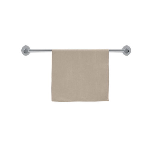 Champagne Beige Color Accent Custom Towel 16"x28"