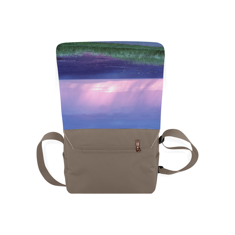 Purple Rain Messenger Bag (Model 1628) ID D204197