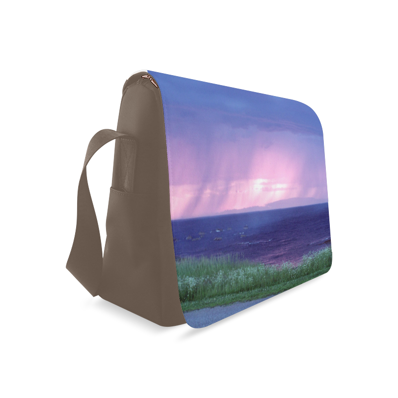 Purple Rain Messenger Bag (Model 1628) ID D204197