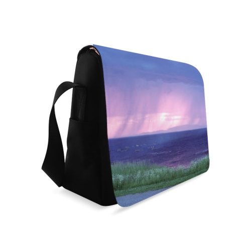 Purple Rain Messenger Bag (Model 1628) ID D204193