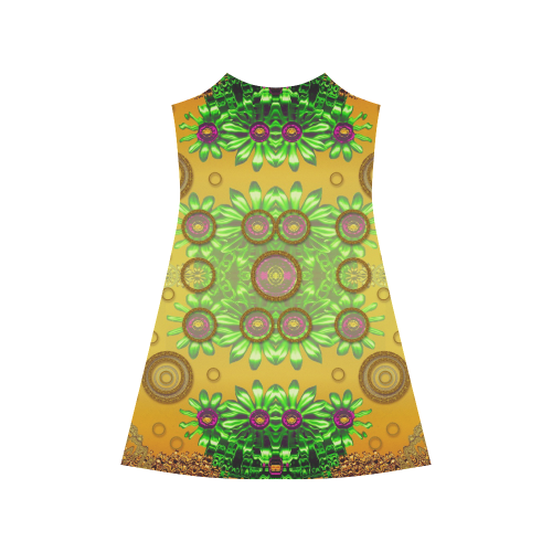 Some Steam Punk and fauna in a fancy gathering Alcestis Slip Dress (Model D05)