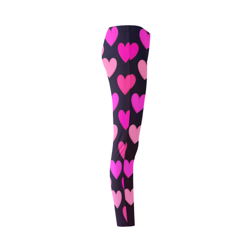 hearts on fire-2 Cassandra Women's Leggings (Model L01)