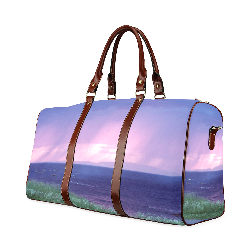 Purple Rain Waterproof Travel Bag/Small (Model 1639) ID D204117