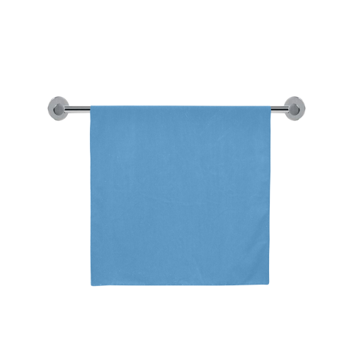 Azure Blue Color Accent Bath Towel 30"x56"