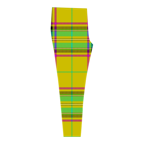 TARTAN-YELLOW Cassandra Women's Leggings (Model L01)