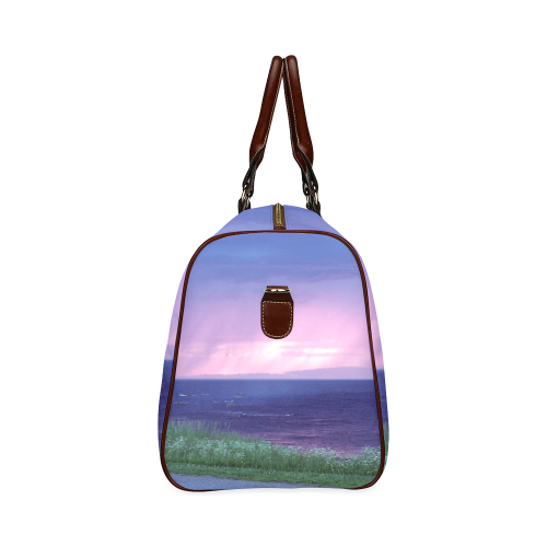 Purple Rain Waterproof Travel Bag/Small (Model 1639)