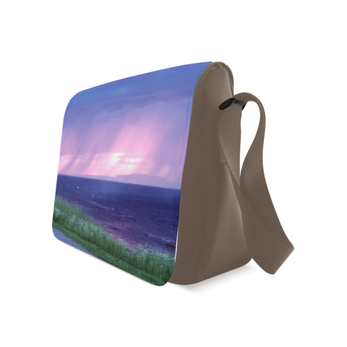 Purple Rain Messenger Bag (Model 1628) ID D204197