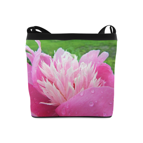 Wet Peony Crossbody Bags (Model 1613)