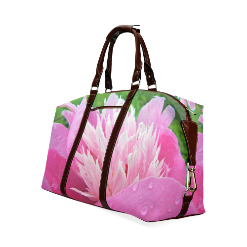 Wet Peony Classic Travel Bag (Model 1643)