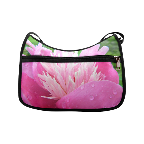 Wet Peony Crossbody Bags (Model 1616)