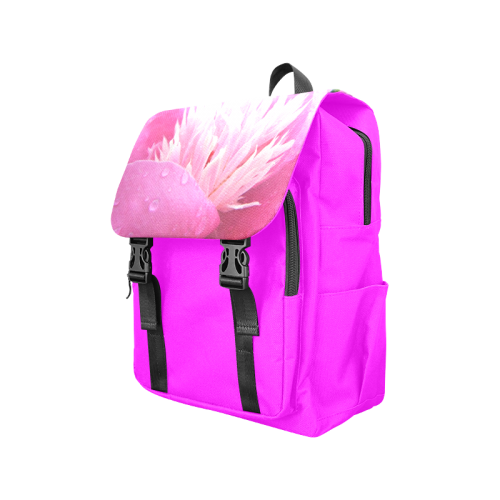 Wet Peony Casual Shoulders Backpack (Model 1623)