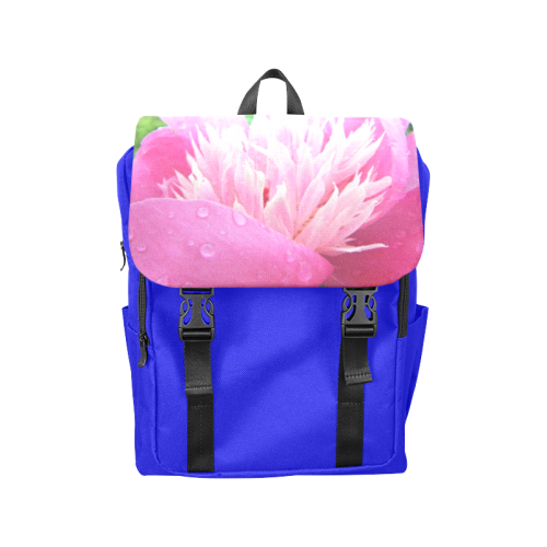 Wet Peony Casual Shoulders Backpack (Model 1623)