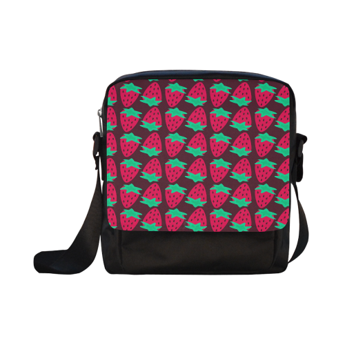 Strawberry Pattern Crossbody Nylon Bags (Model 1633)