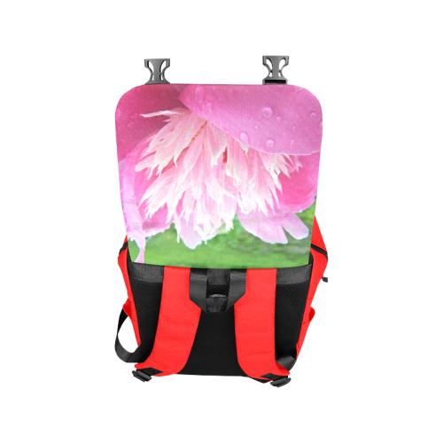 Wet Peony Casual Shoulders Backpack (Model 1623)