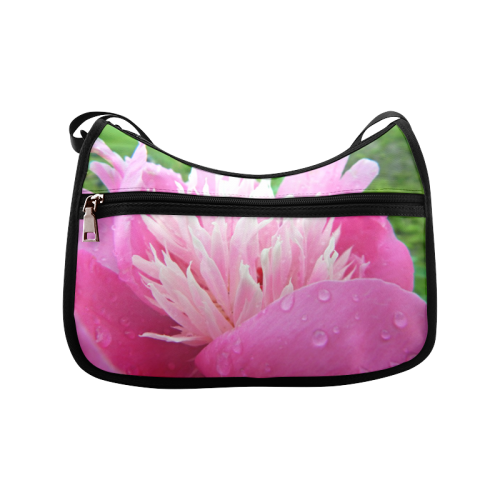 Wet Peony Crossbody Bags (Model 1616)