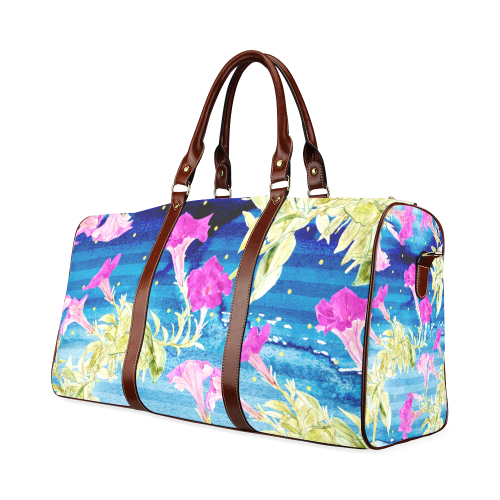 Floral Dream Waterproof Travel Bag/Small (Model 1639)