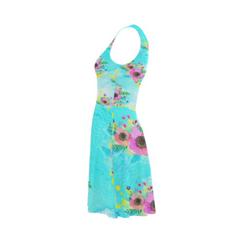 Watercolor Bouquet Atalanta Sundress (Model D04)