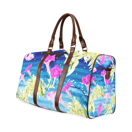 Floral Dream Waterproof Travel Bag/Small (Model 1639)