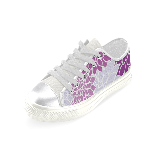 Floral20151006 Women's Classic Canvas Shoes (Model 018)