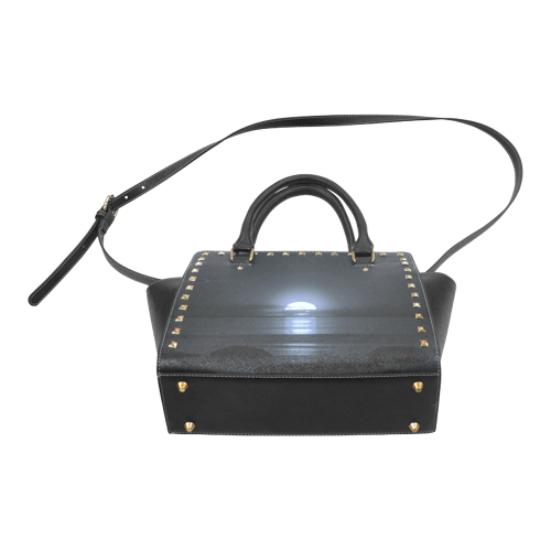 Moony Sunset Rivet Shoulder Handbag (Model 1645)