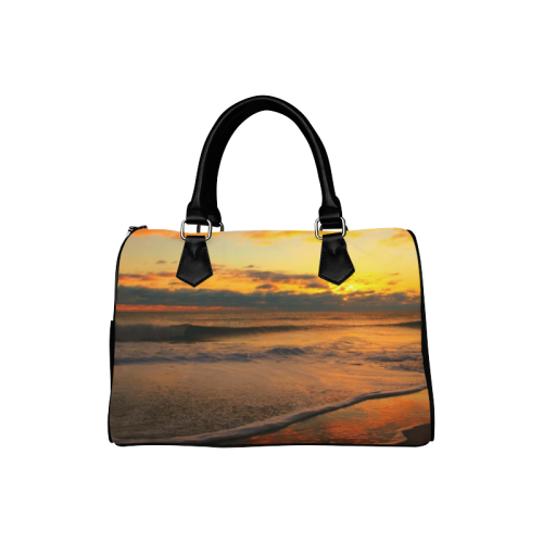 Stunning sunset on the beach