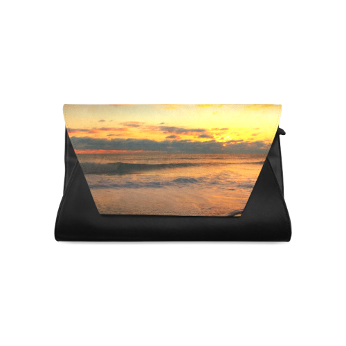 Stunning sunset on the beach Clutch Bag (Model 1630)