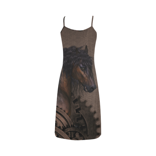 Steampunk Horse Alcestis Slip Dress (Model D05)