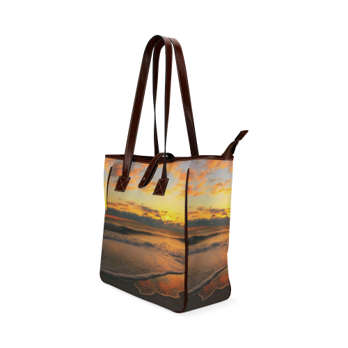 Stunning sunset on the beach Classic Tote Bag (Model 1644)