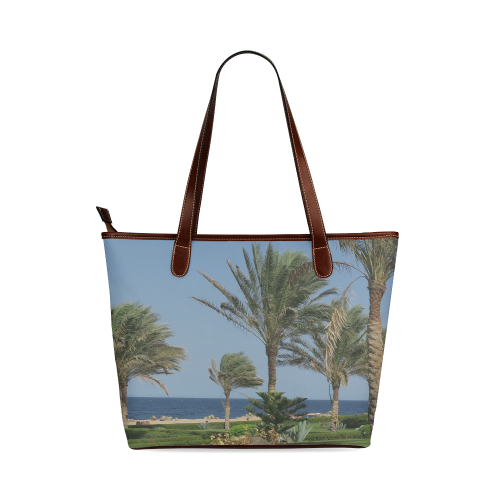 Egypt Beach Shoulder Tote Bag (Model 1646)